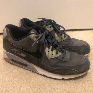 Nike Air Max 90 Grey Gray Shoes Mens Size 12